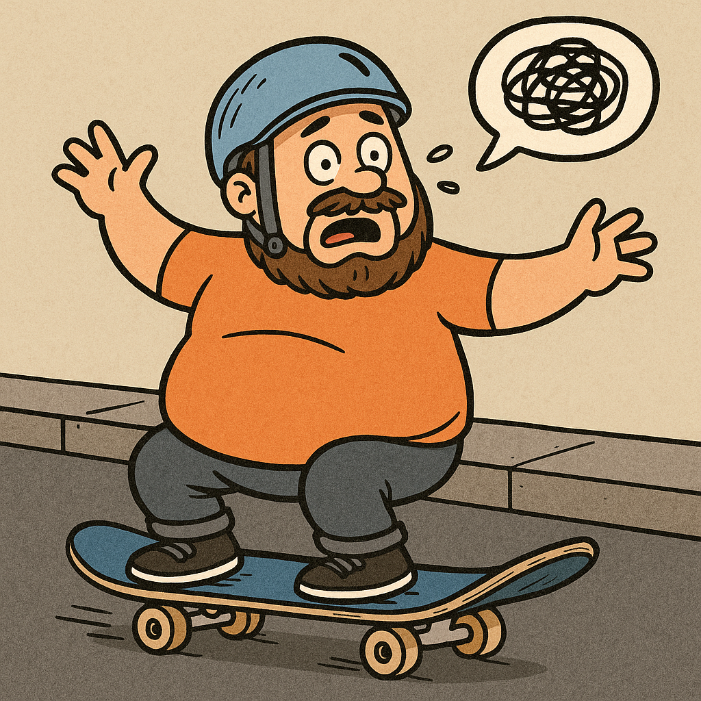 Best skateboard for adult beginners cartoon sidewalk